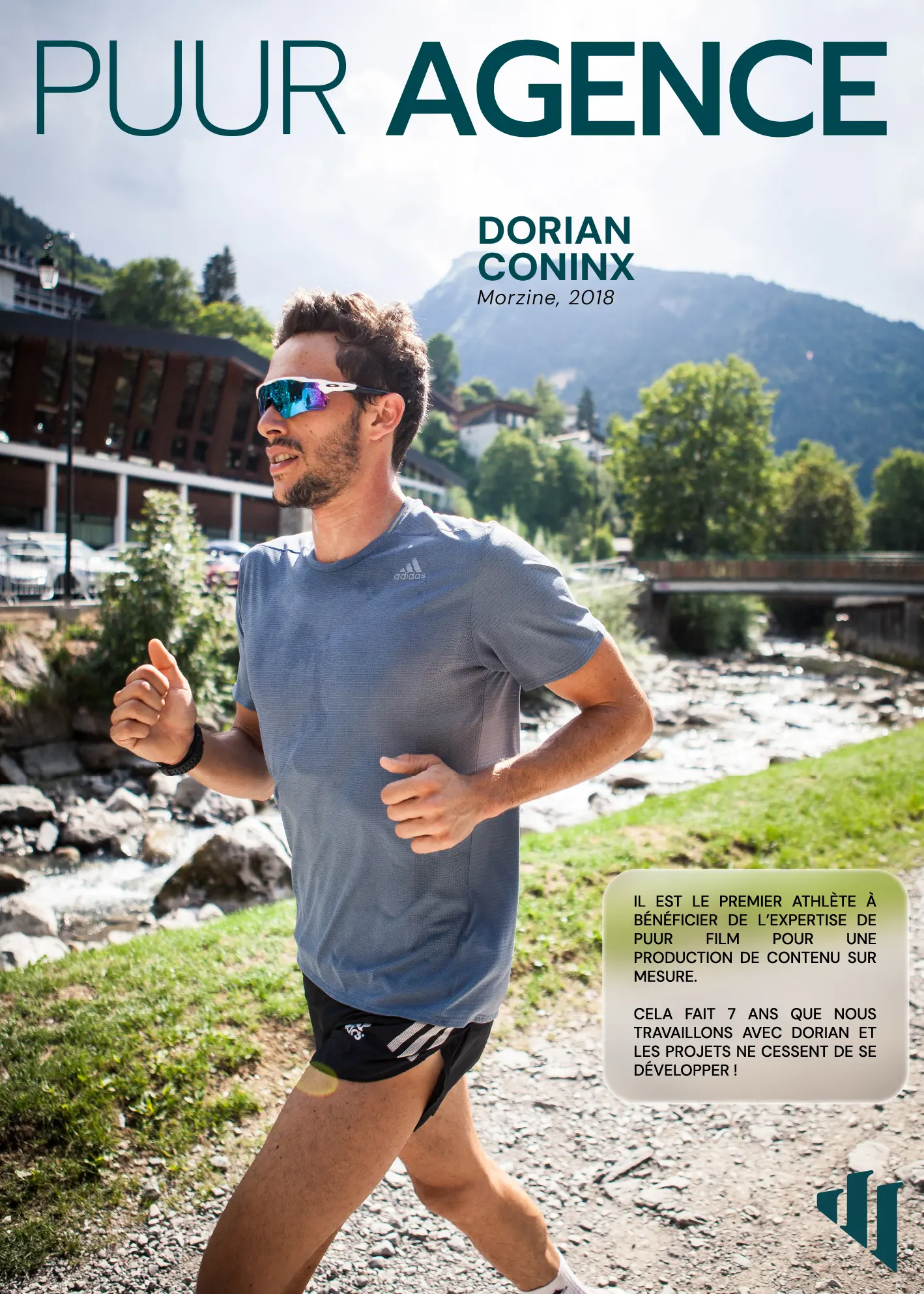 Affiche de lancement de PUUR AGENCE 2