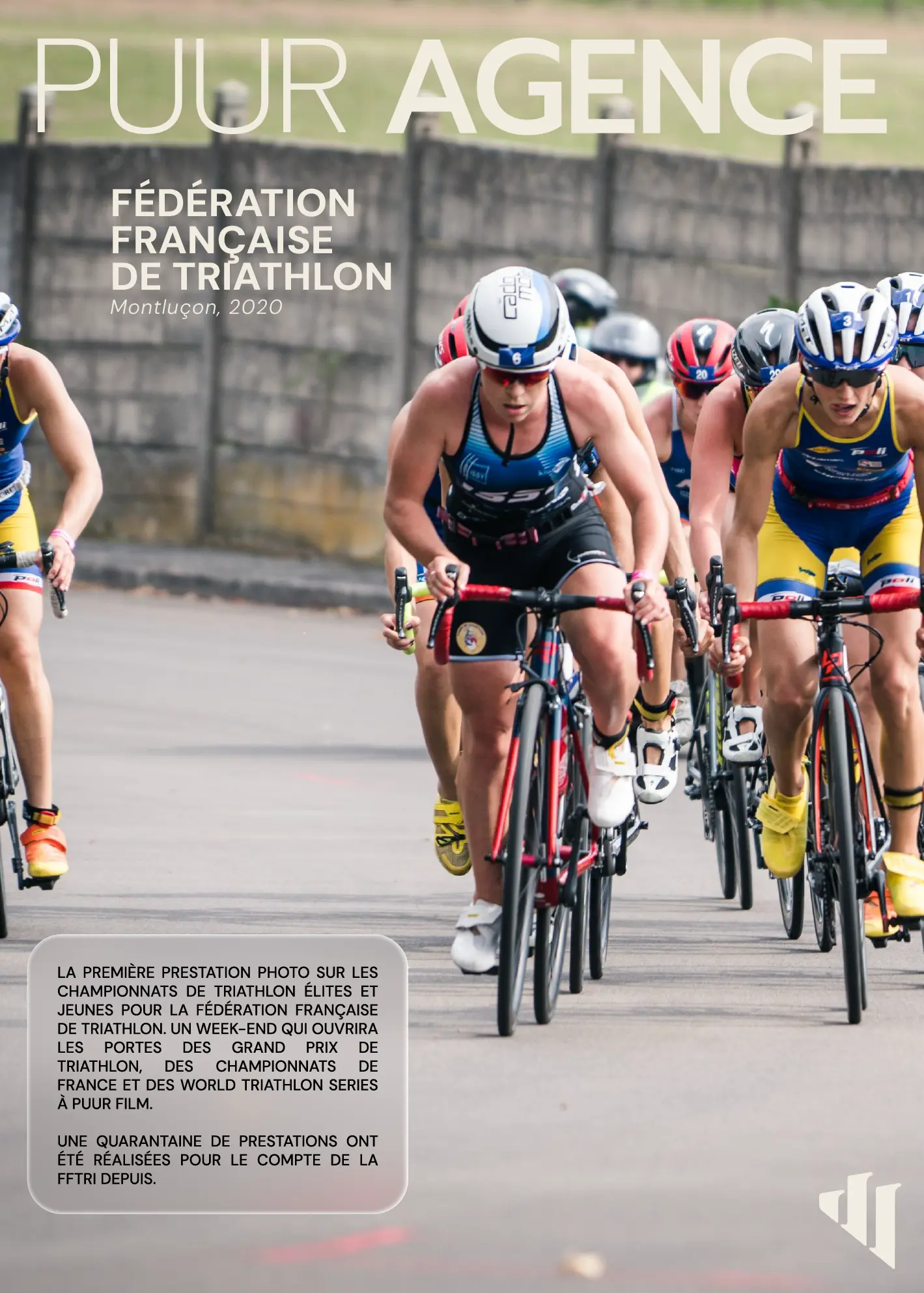 Affiche de lancement de PUUR AGENCE 3