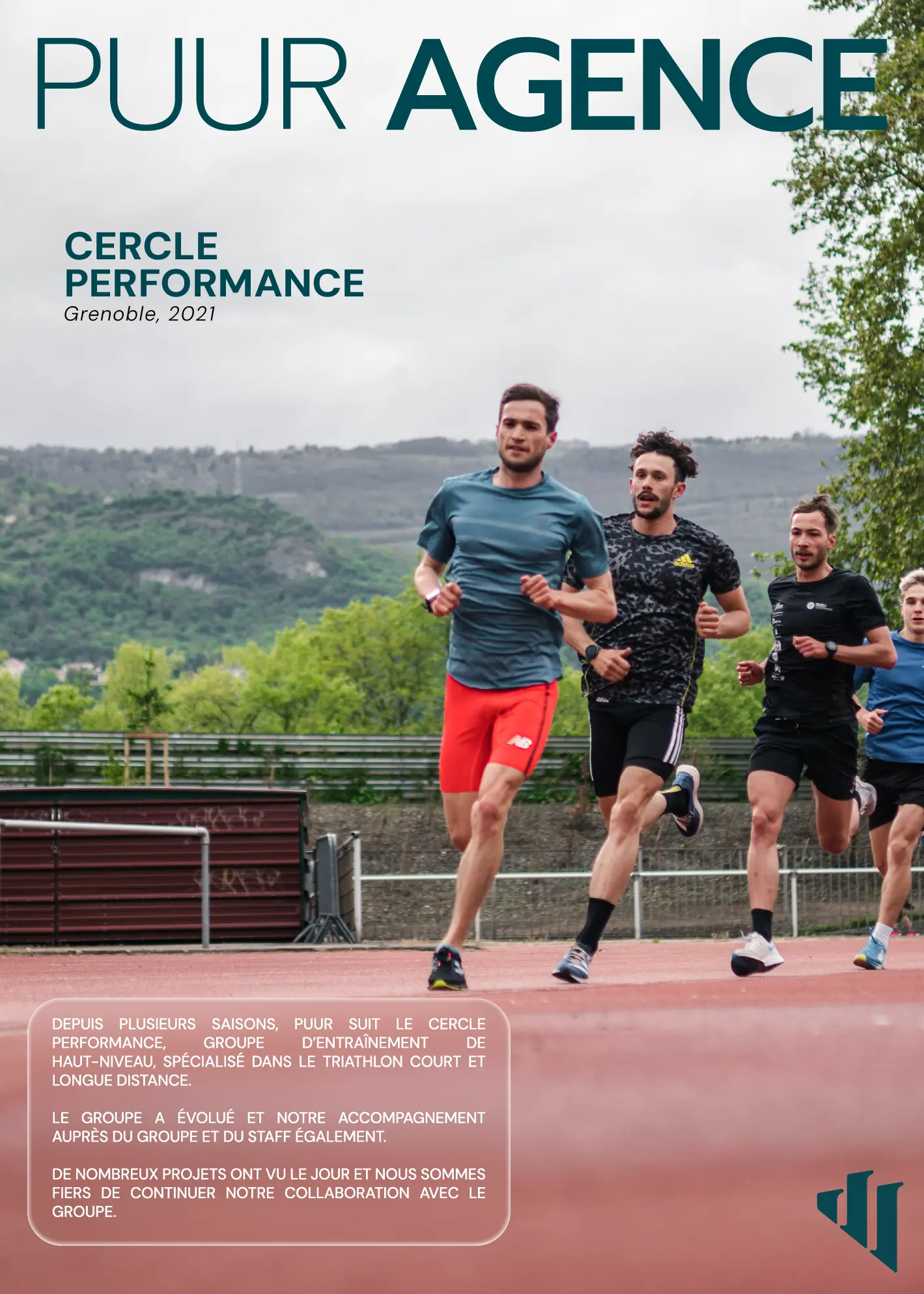 Affiche de lancement de PUUR AGENCE 4