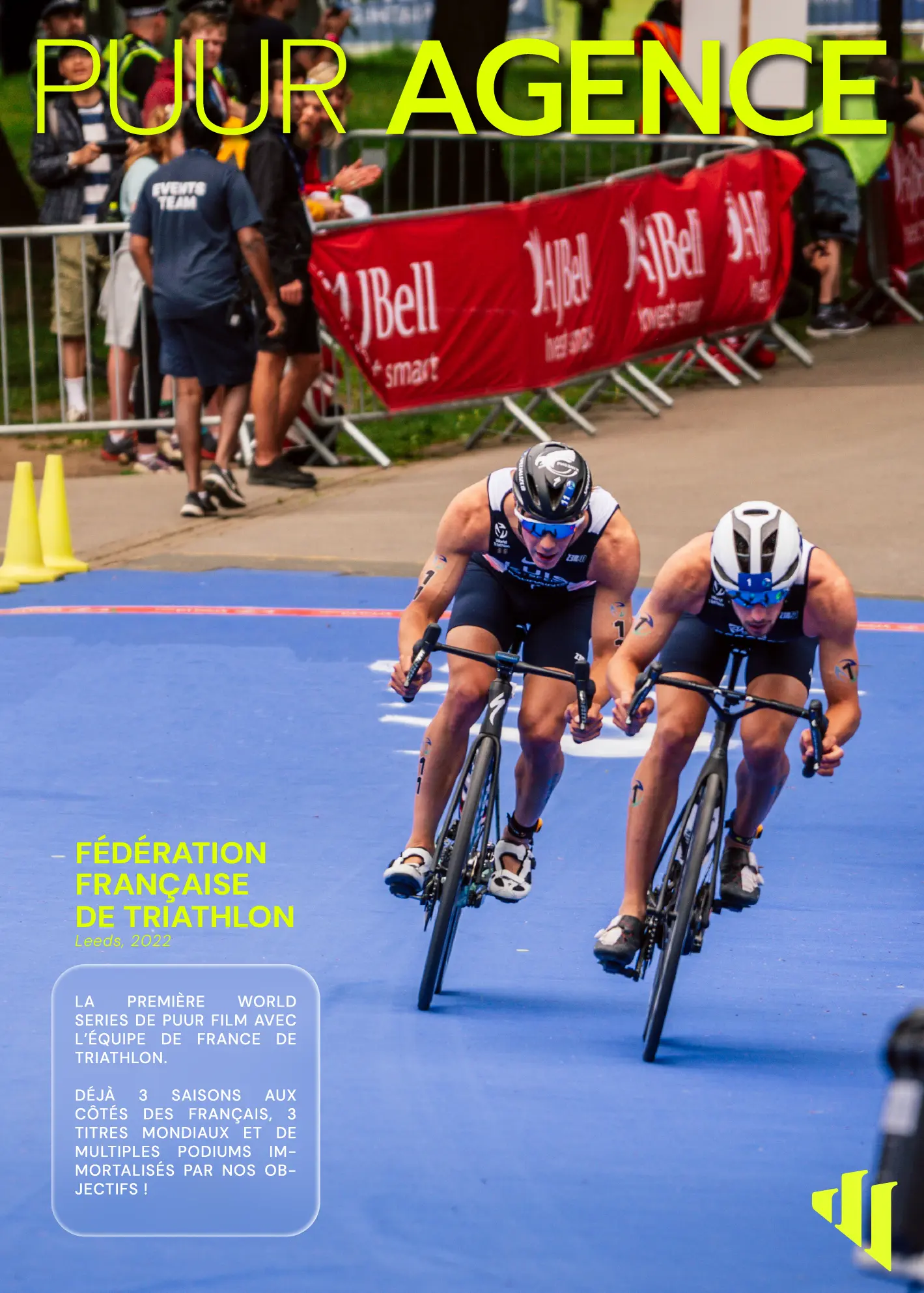 Affiche de lancement de PUUR AGENCE 5