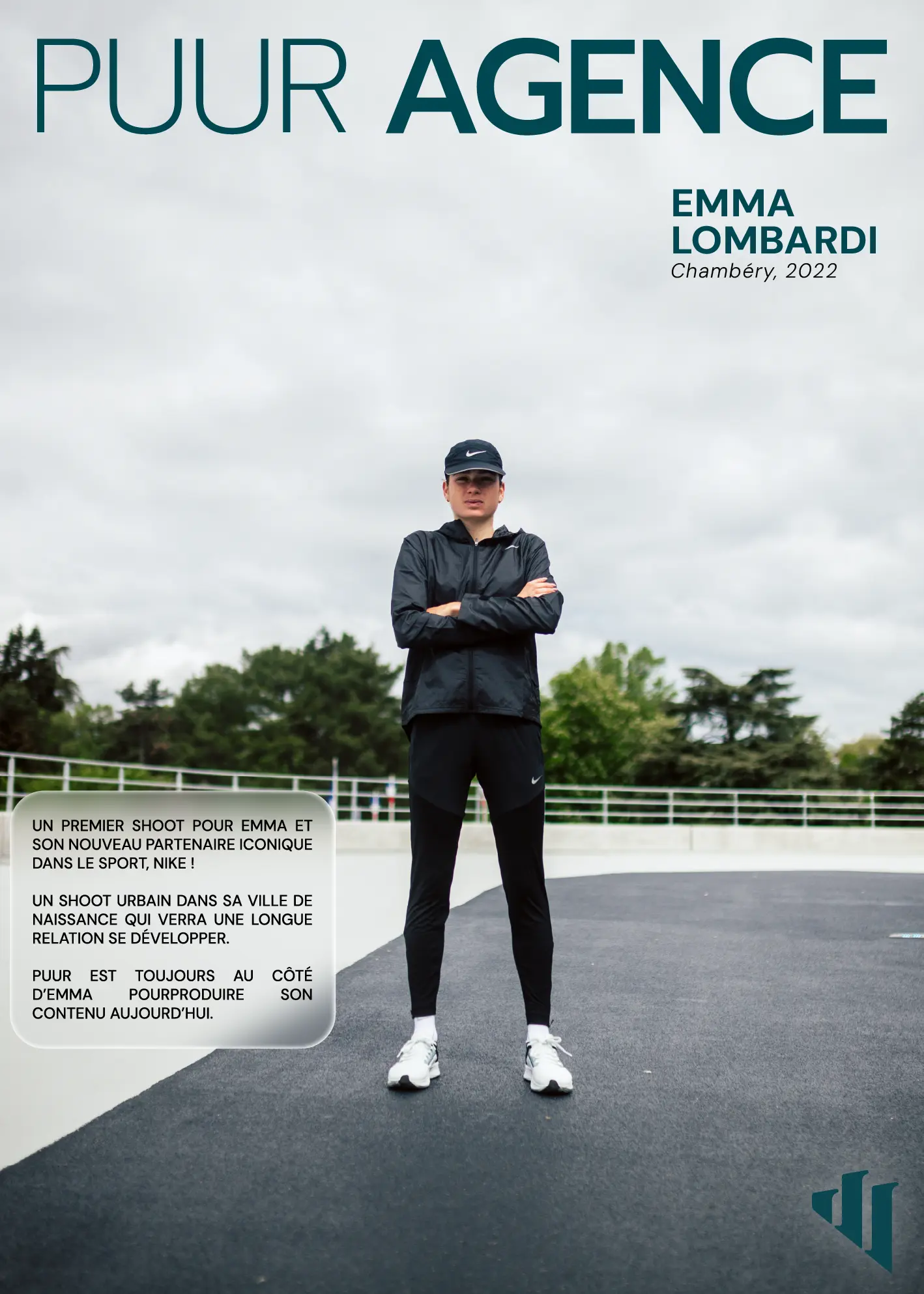 Affiche de lancement de PUUR AGENCE 6