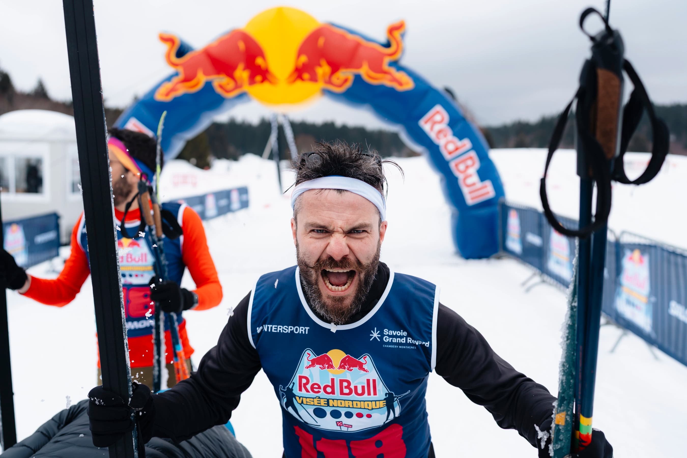 Panoramique du Red Bull Visée Nordique à La Féclaz