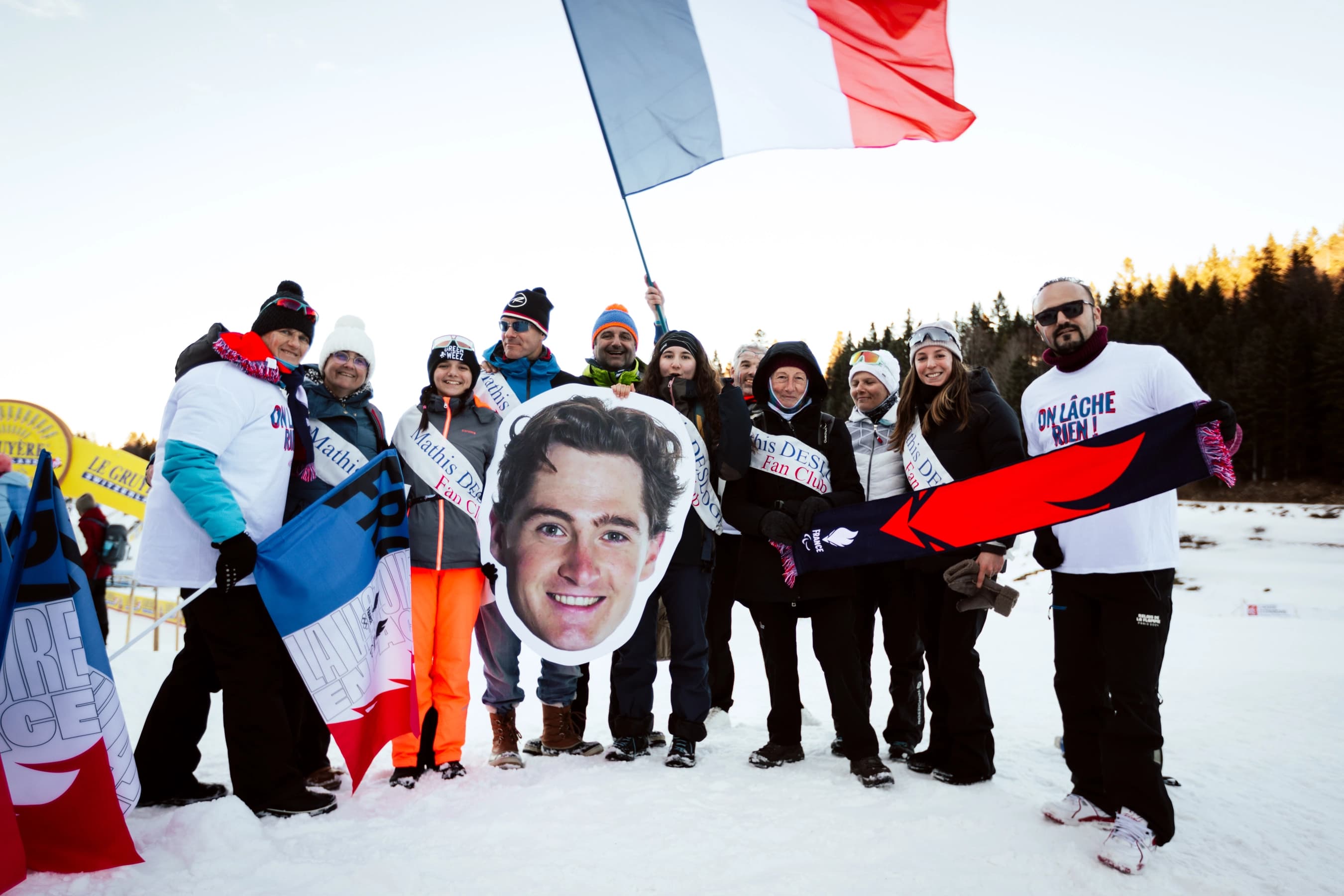 Mathis Desloge à la Coupe du Monde des Rousses