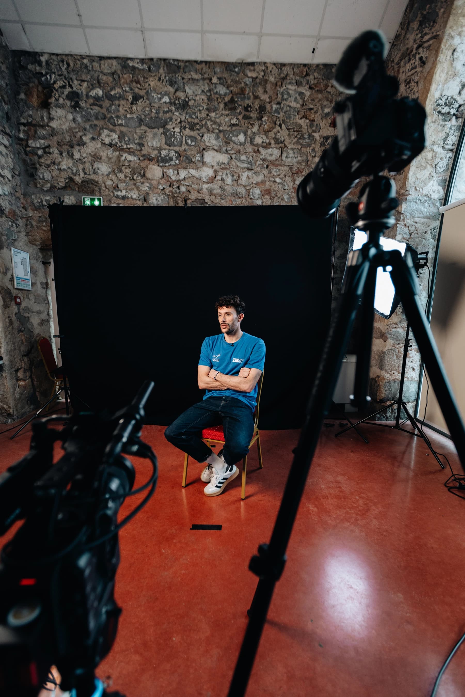 Tournage vidéo des équipes de France de Triathlon