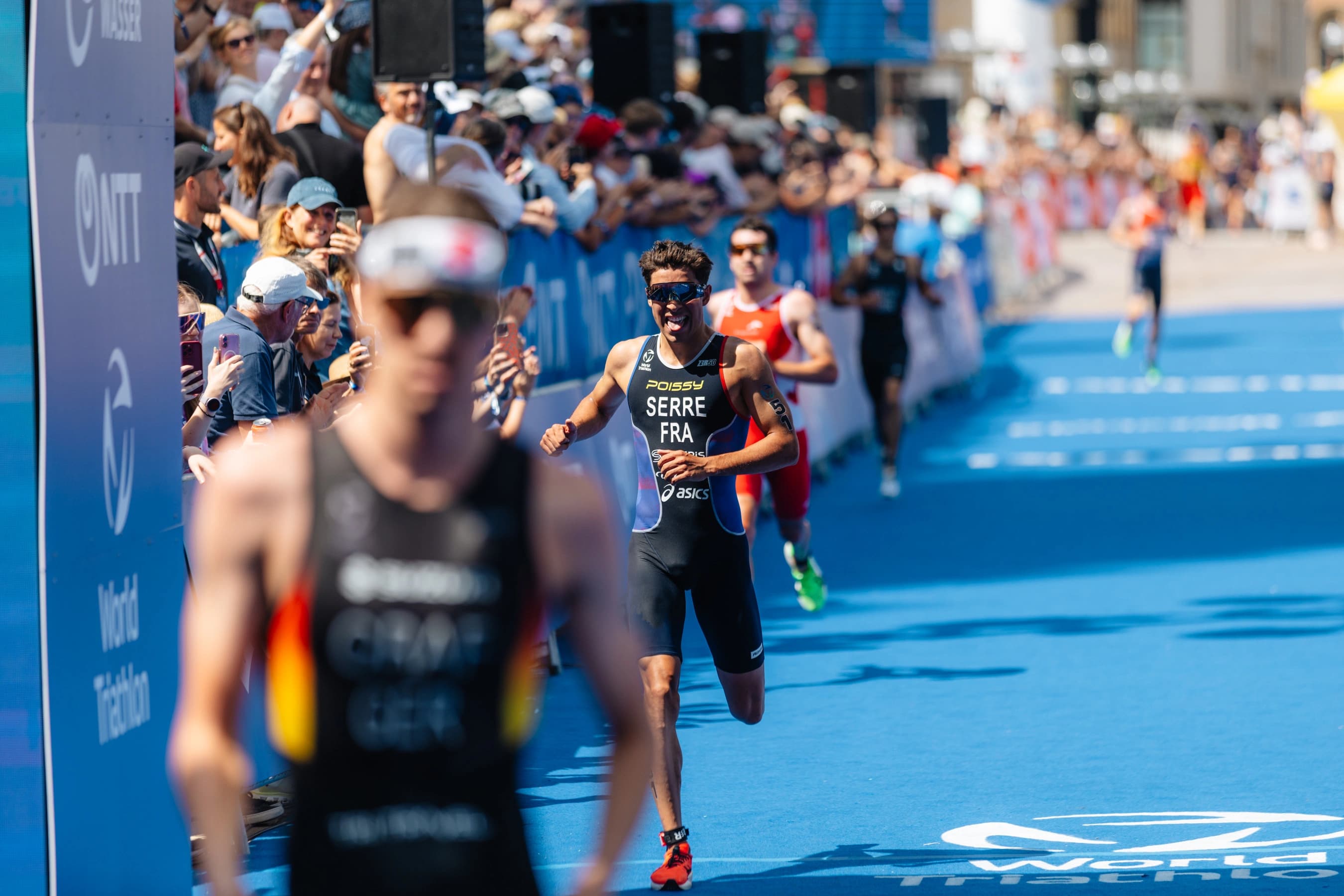Peloton en course lors du WTCS Hambourg 2026